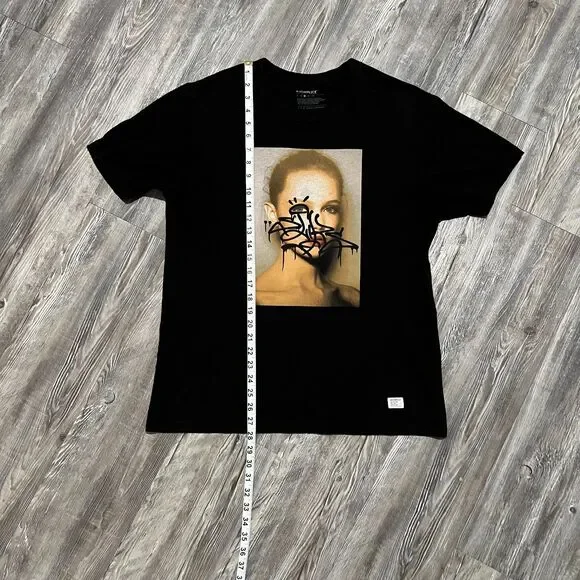 RARE Akomplice 3rd Eye Open Black Shirt L - Picture 8 of 8